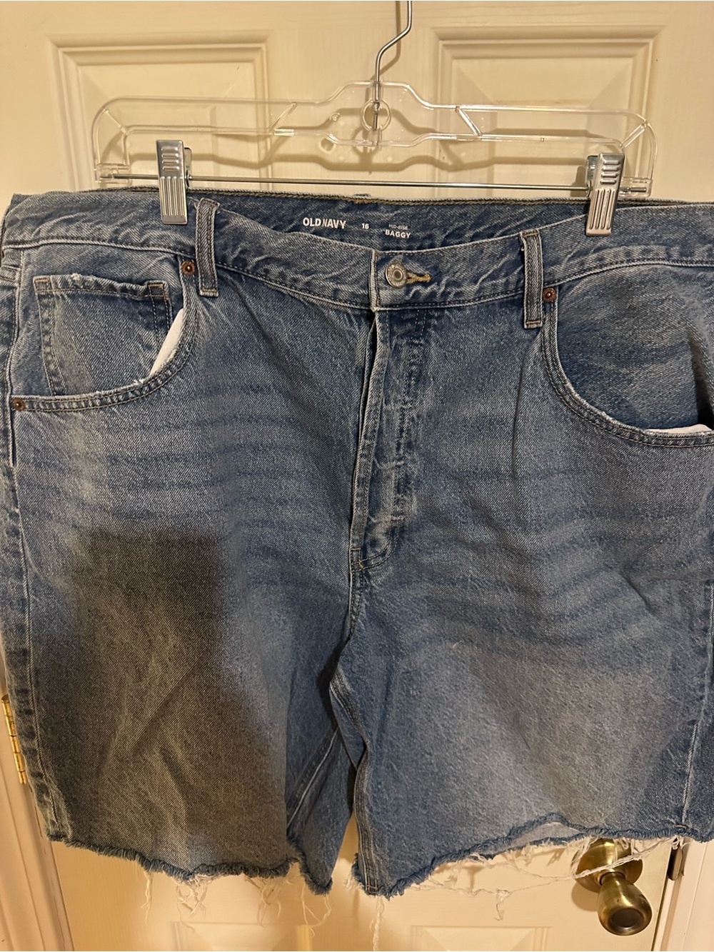 Old Navy Blue Relaxed Baggy Denim Shorts